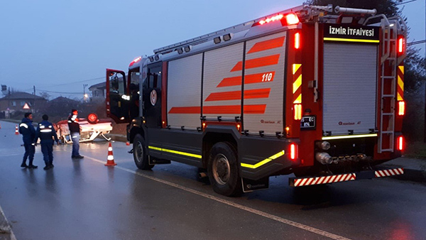 Takla atan araçtan inanılmaz kurtuluş