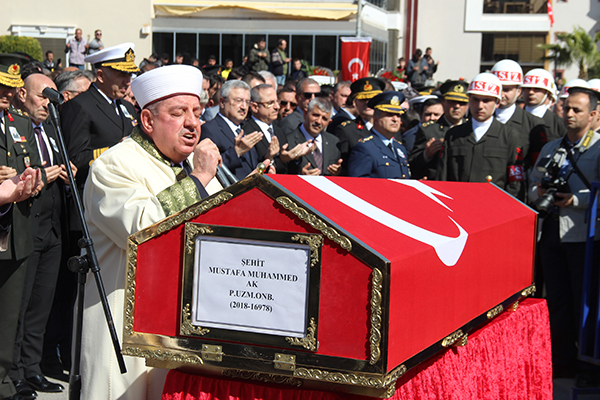 Şehit Uzman Onbaşı Ak, son yolculuğuna uğurlandı