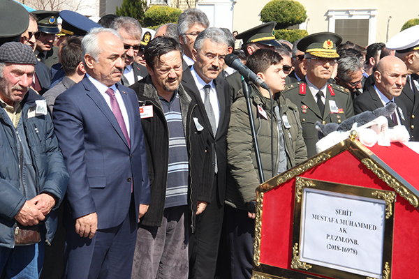 Şehit Uzman Onbaşı Ak, son yolculuğuna uğurlandı