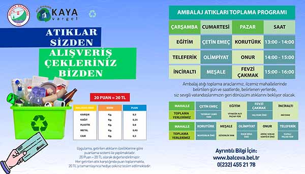 Çevre temiz kalıyor,  Vatandaş para kazanıyor