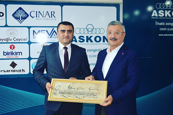 AK PARTİ İZMİR MİLLETVEKİLİ NECİP NASIR ASKON’U ZİYARET ETTİ