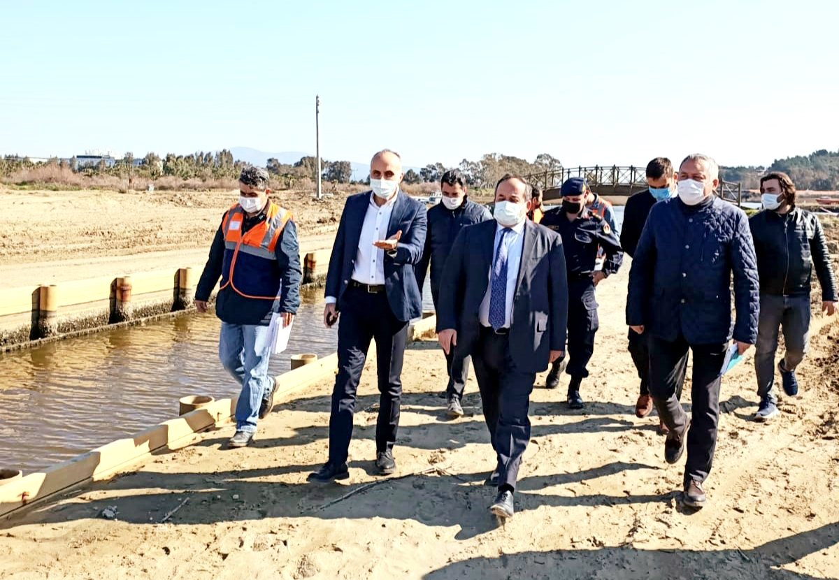 Antik kanal inşaatı sürüyor