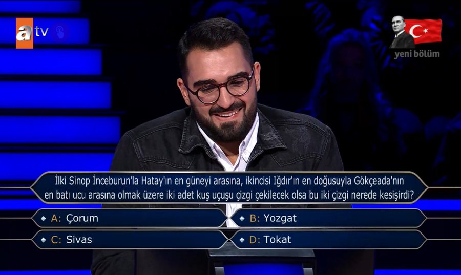 ‘Kim Milyoner Olmak İster’ yarışmasında 5 milyon TL değerindeki soru ilk kez açıldı.