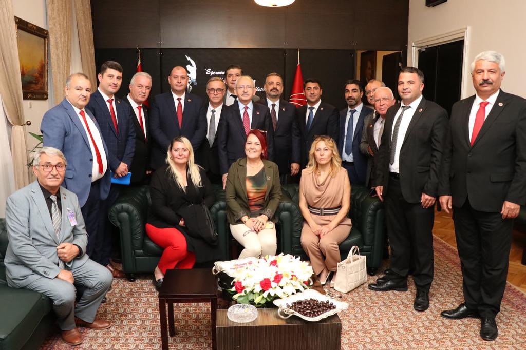 Şenol Aslanoğlu, Kılıçdaroğlu'nu ziyaret etti