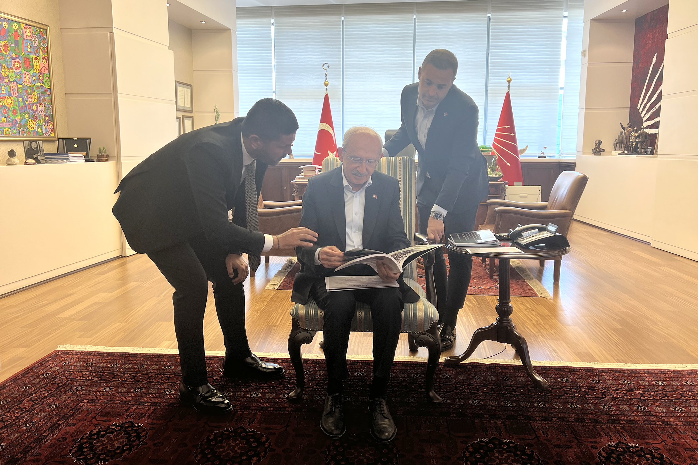 Başkan Gürbüz, Kılıçdaroğlu'na 4 yılını anlattı