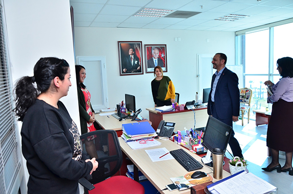 Aslan, belediye personelini ziyaret etti