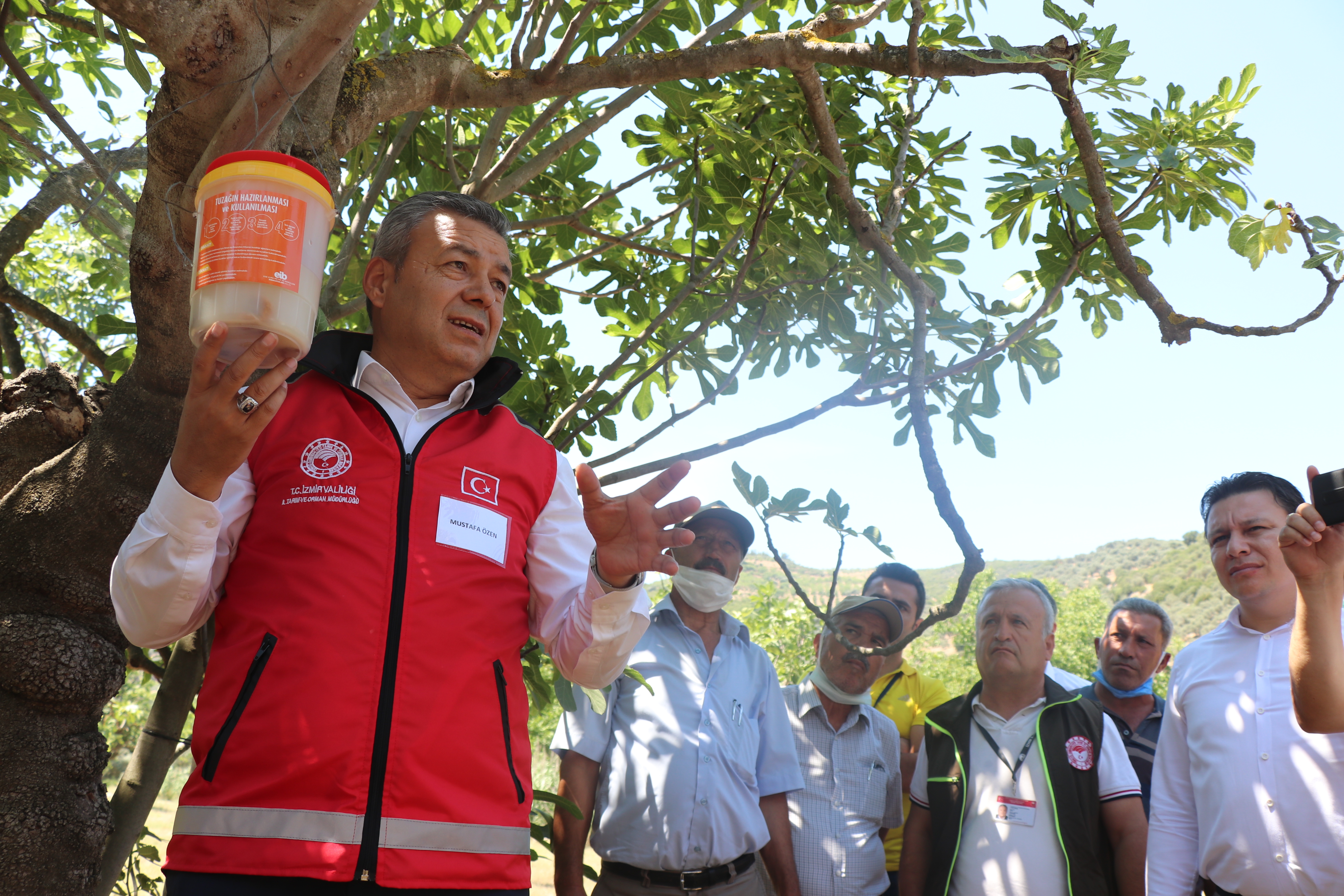 İncir Üreticilerine 5 Bin Adet Ekşilik Böceği Tuzağı