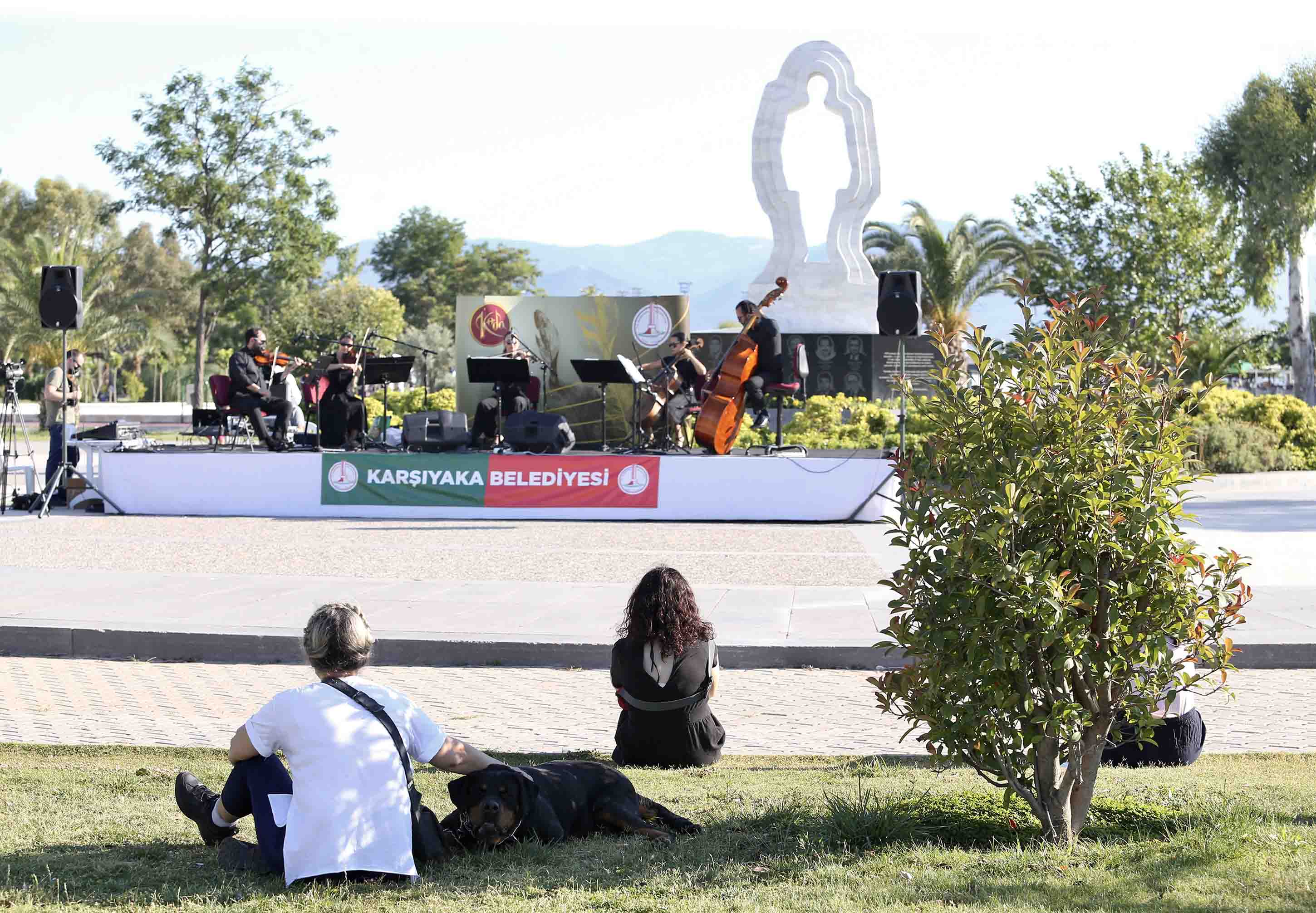 Açık havada klasik müzik keyfi