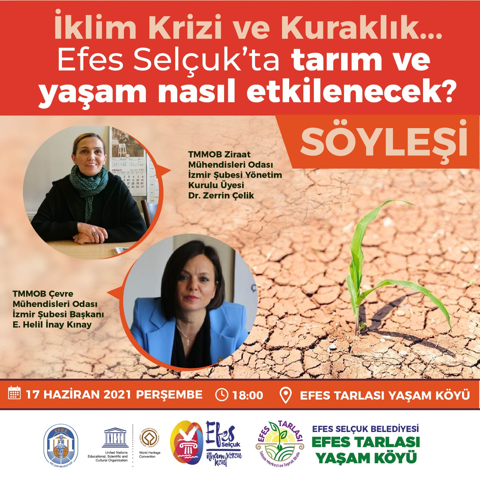 EFES SELÇUK’TA İKLİM KRİZİ VE KURAKLIK SÖYLEŞİSİ