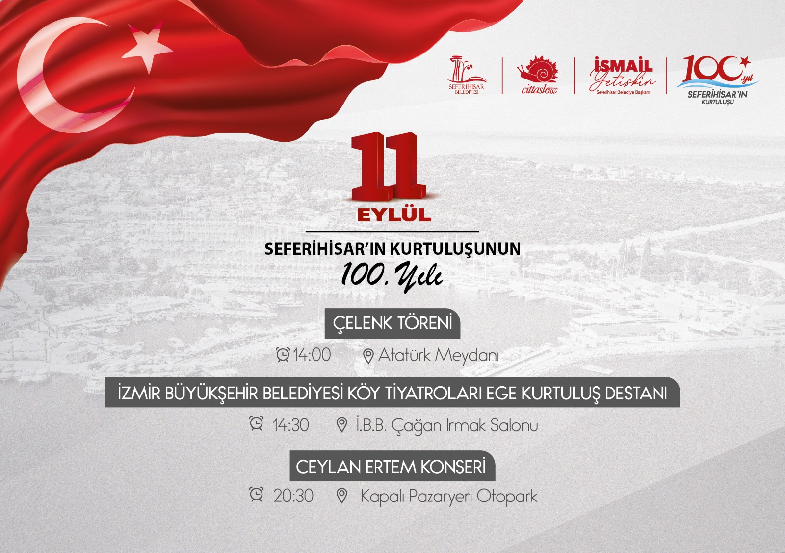 Seferihisar'da 100'üncü yıla özel kutlama