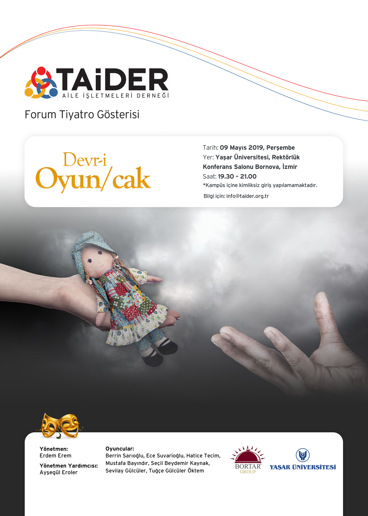 TAİDER bir aile şirketinin öyküsünü sahneye taşıyor: Devr-i Oyun/cak