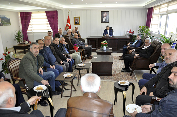 Anıttepeliler’den Kaymakam Tunç’a ‘hayırlı olsun’ ziyareti