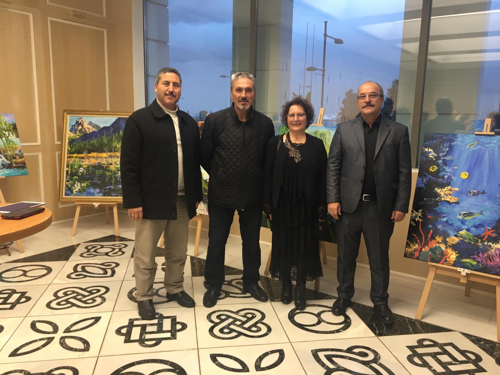 Ressam Şerife Türker yeni sergisini açtı