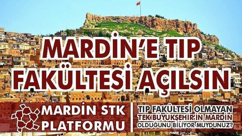 Mardin'e tıp fakültesi kurulma talebi