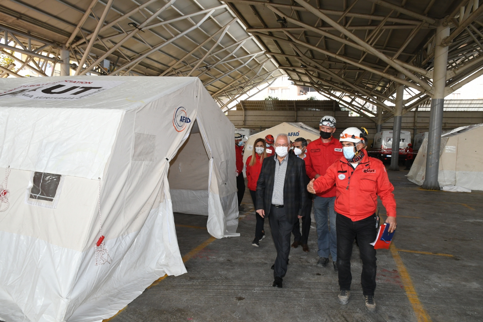 Başkan Selvitopu AKUT tatbikatında