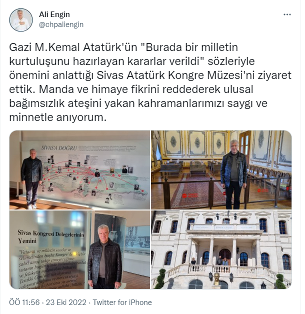 Ali Engin'den O Müzeye Anlamlı Ziyaret