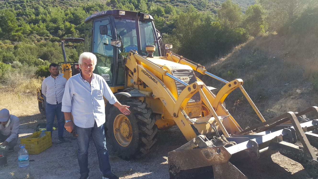 Karaburun yollarında bakım başladı