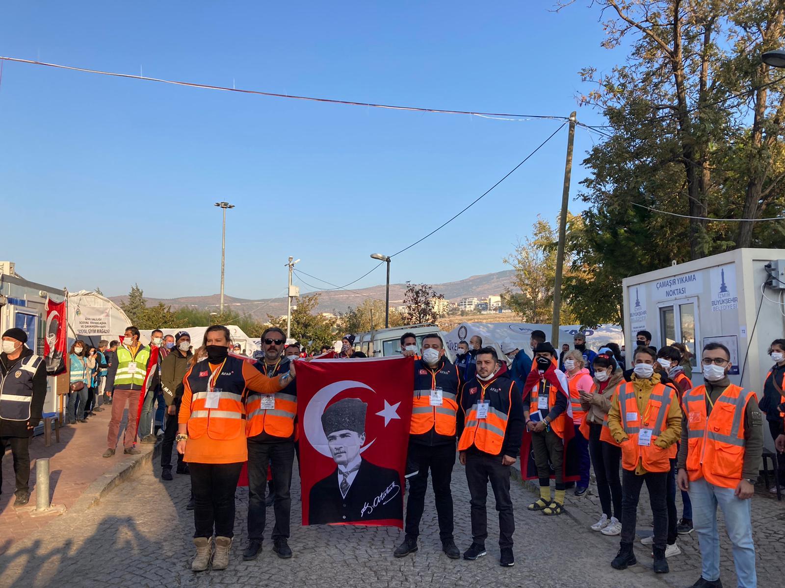 Çadır kentte duygusal anma