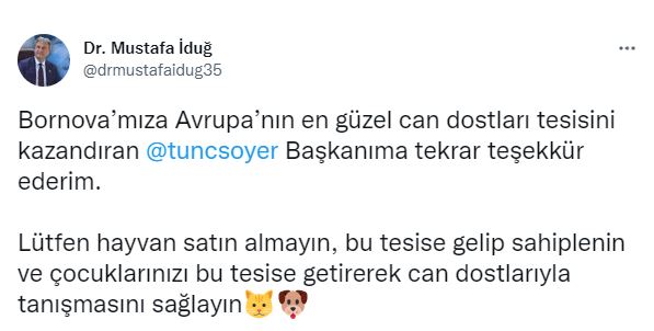 BAŞKAN İDUĞ’DAN SATIN ALMAYIN, SAHİPLENİN ÇAĞRISI