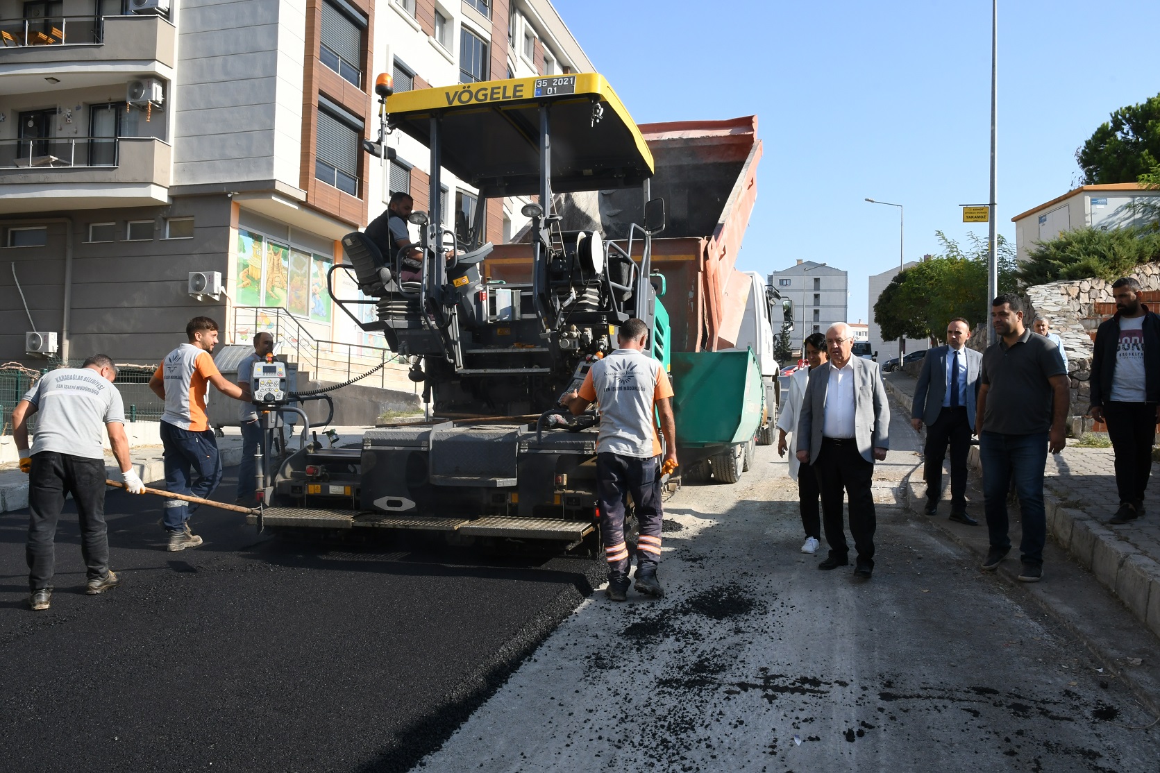 Asfalt ekipleri bu kez Maliyeciler'de