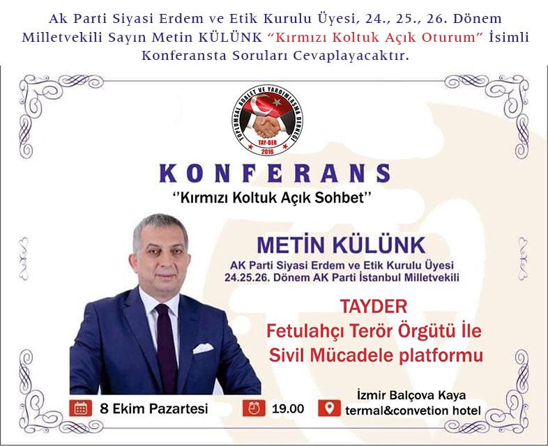 KÜLÜNK TAYDER’İN KONUĞU OLACAK