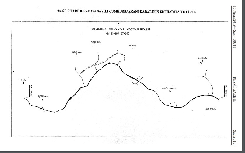 Resmi Gazete'de yayımlandı... İzmir için acele kamulaştırma kararı