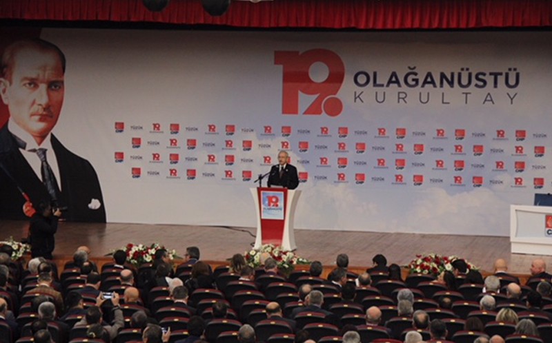 CHP tüzük kurultayı başladı