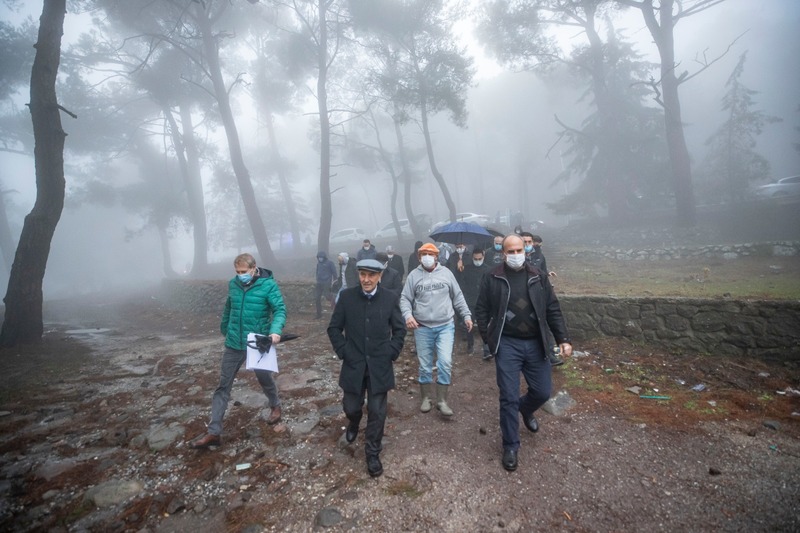 Karşıyaka’nın üstündeki Yamanlar köyü agro turizme açılacak