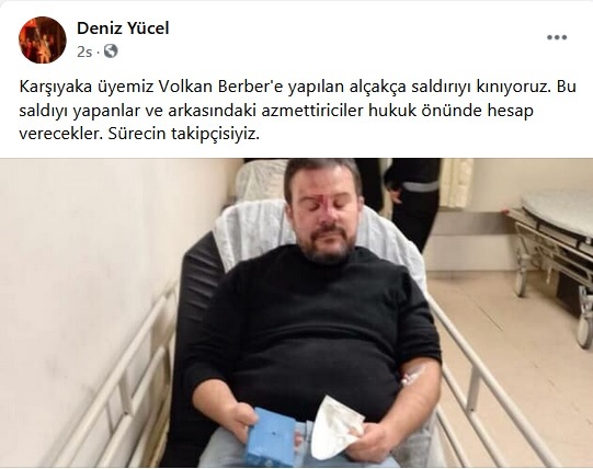 İzmir'de CHP’li Volkan Berber’e saldırı