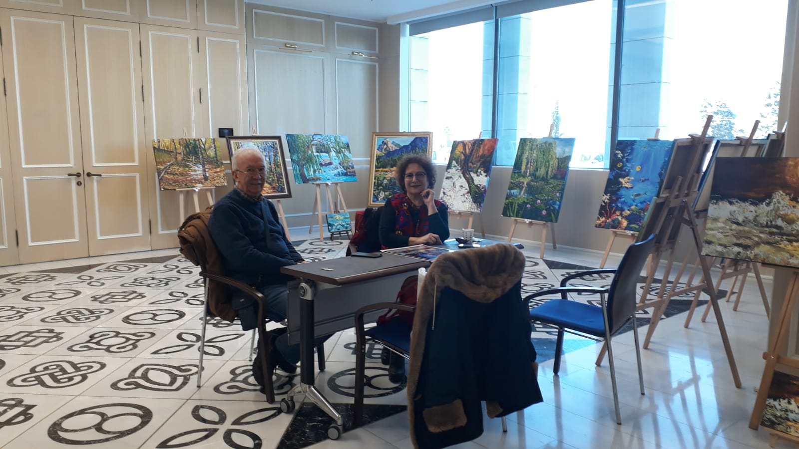 Ressam Şerife Türker yeni sergisini açtı