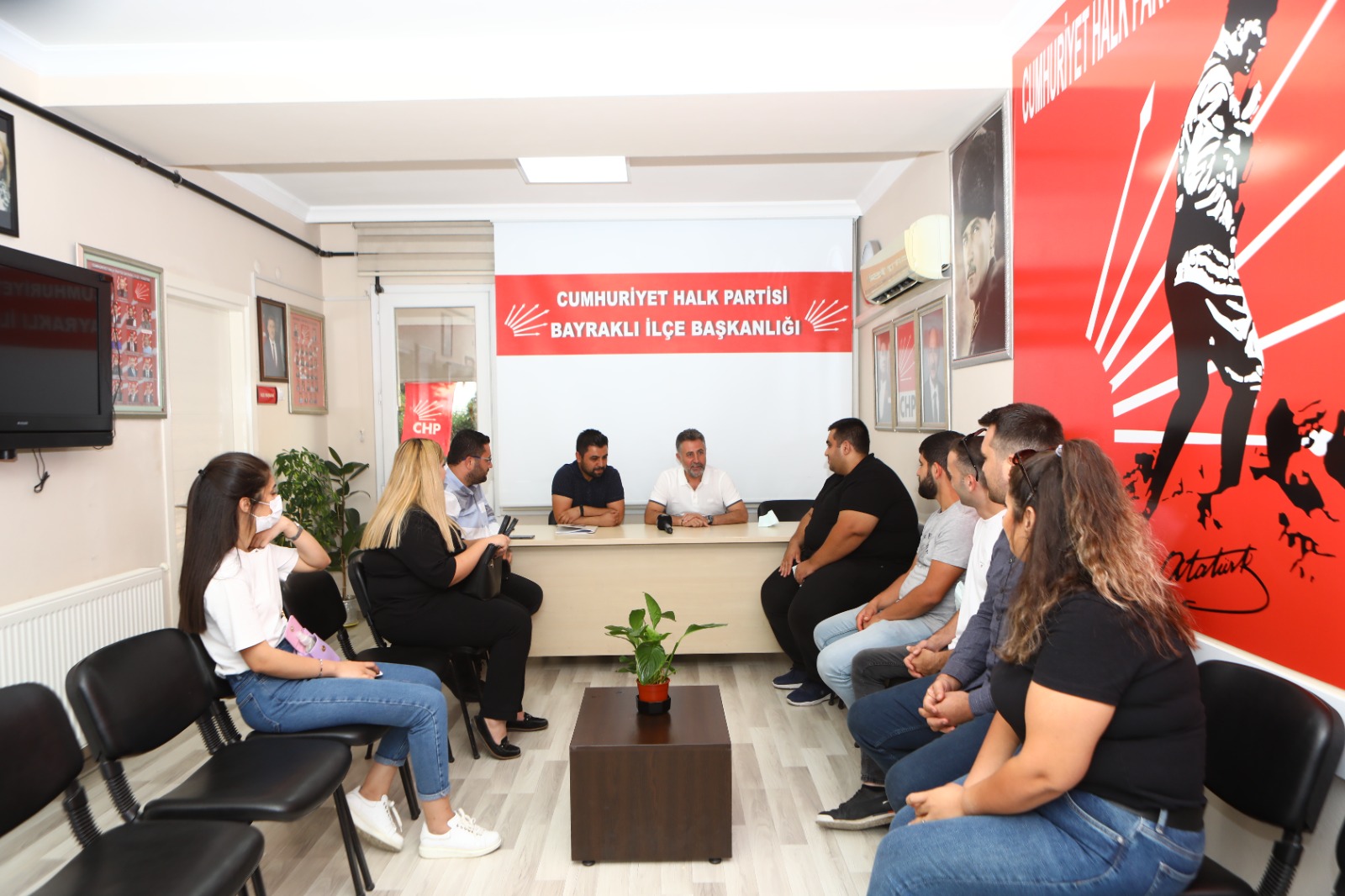 SERDAR SANDAL CHP BAYRAKLI GENÇLİK KOLLARI’YLA BULUŞTU