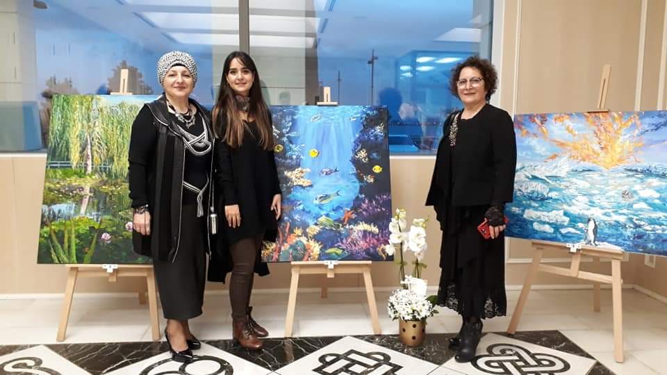 Ressam Şerife Türker yeni sergisini açtı