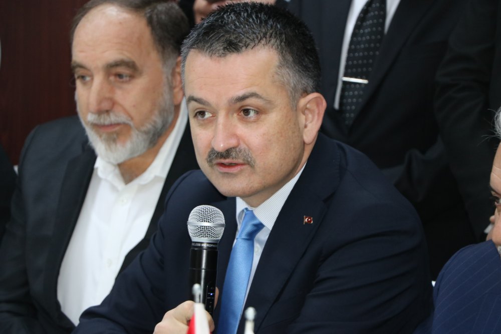 AK Parti Genel Başkanvekili Binalı Yıldırım, Bakan Pakdemirli ve AK Partili Heyetten Hacı Rasim Kahraman'a Taziye Ziyareti