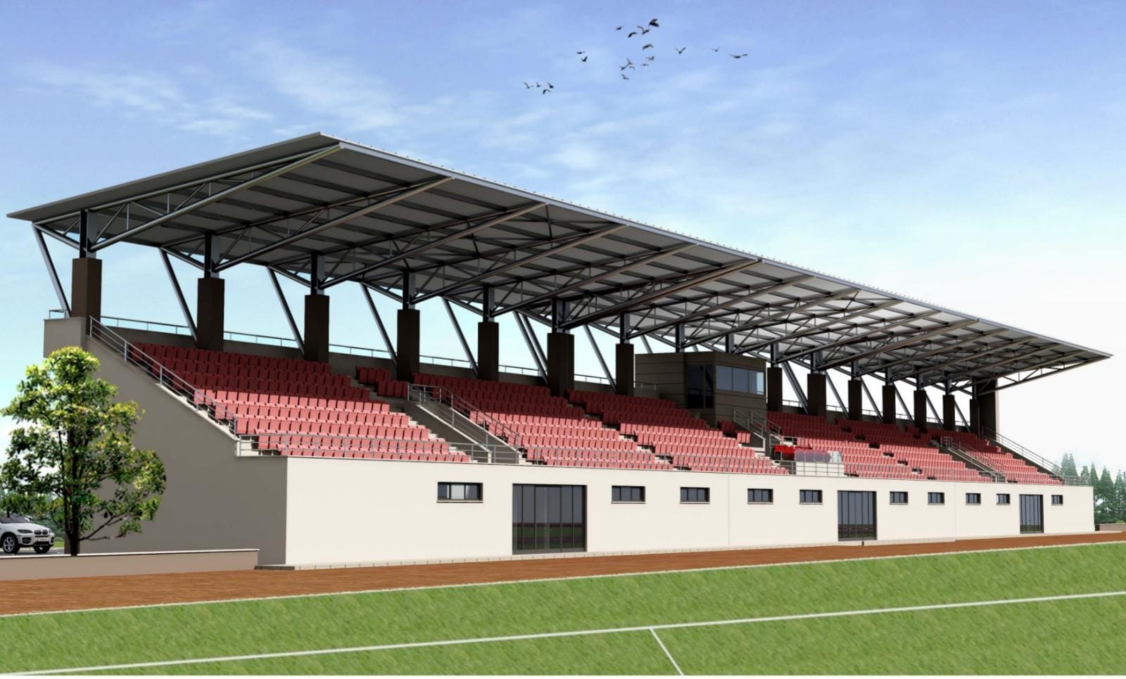 Bergama Yeni Stadyumu için çalışma başladı