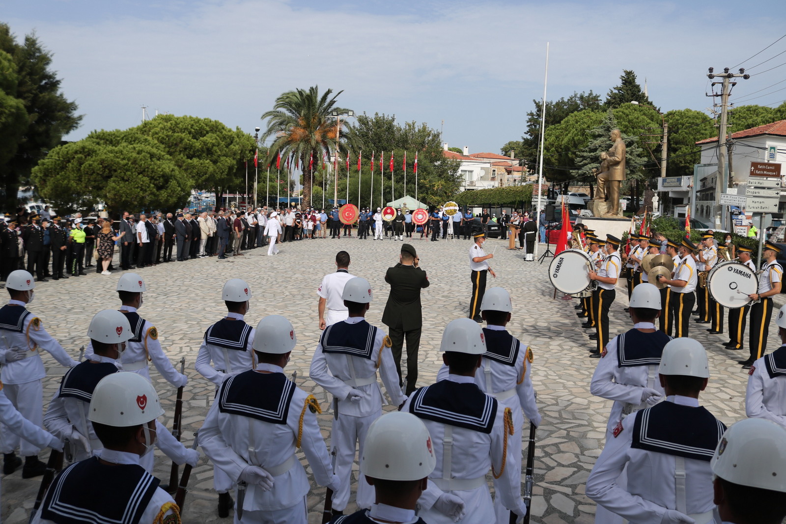 GAZİLER GÜNÜ FOÇA'DA TÖRENLE KUTLANDI