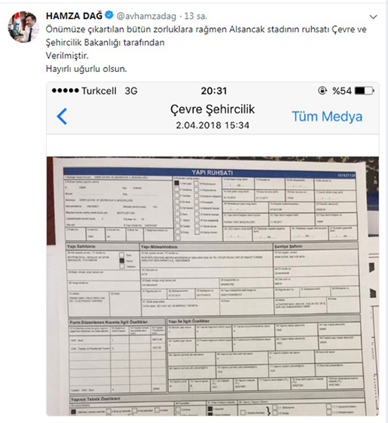 Alsancak Stadı için büyük müjde!