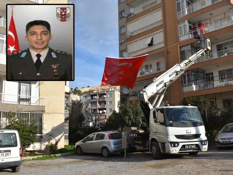 İzmir'e şehit ateşi düştü