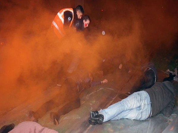 İzmir tramvayında hareketli dakikalar