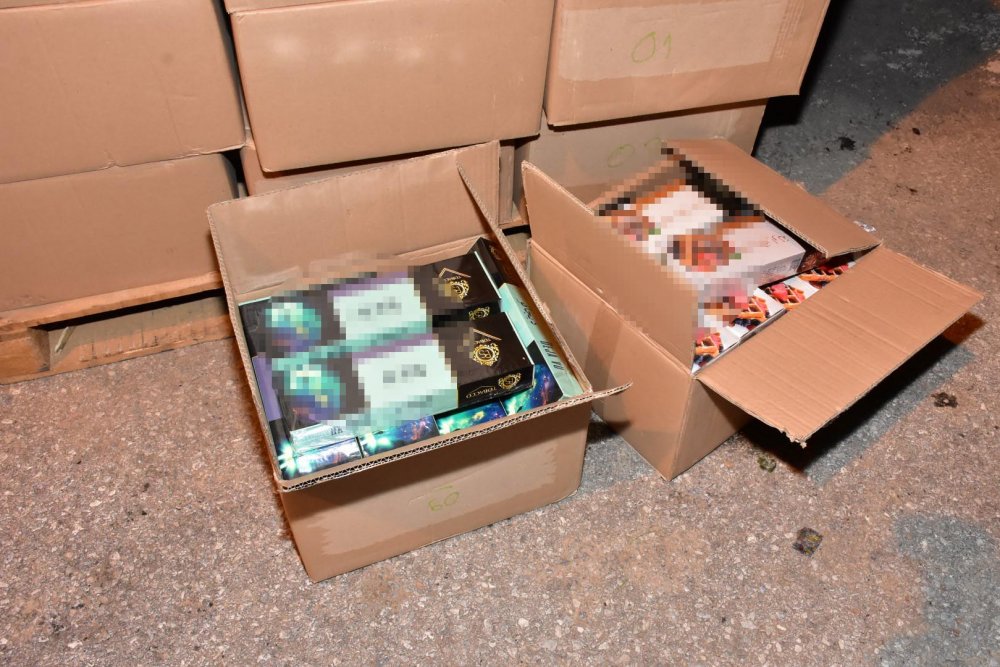 4 milyon TL değerinde 10 ton kaçak tütün ele geçirildi