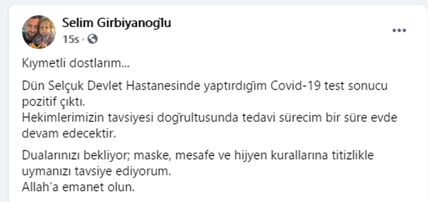 Kongre için yoğun çalışma yürütmüştü! AK Parti'li başkan pozitif çıktı!