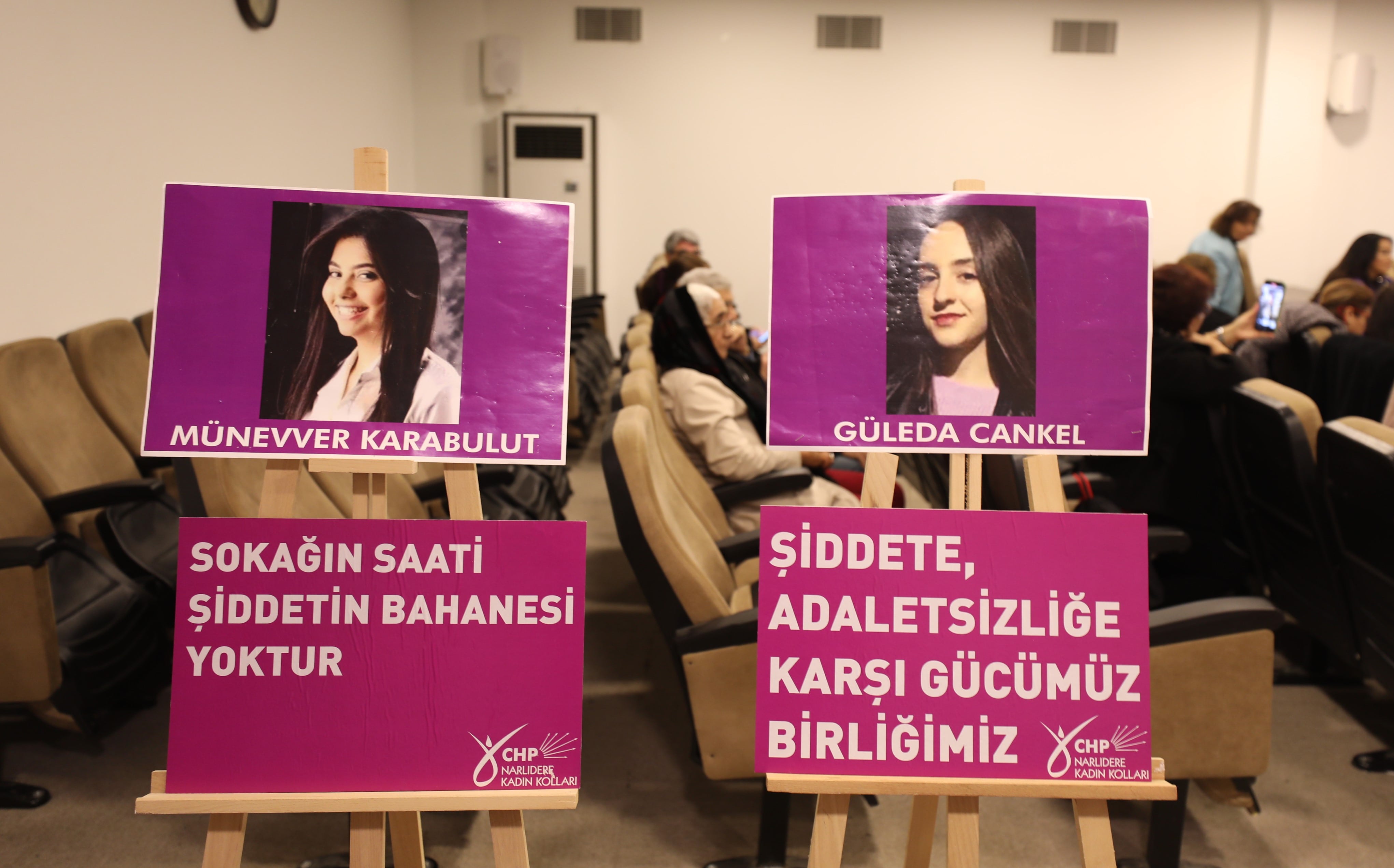 Narlıdere kadına şiddete karşı tek ses oldu