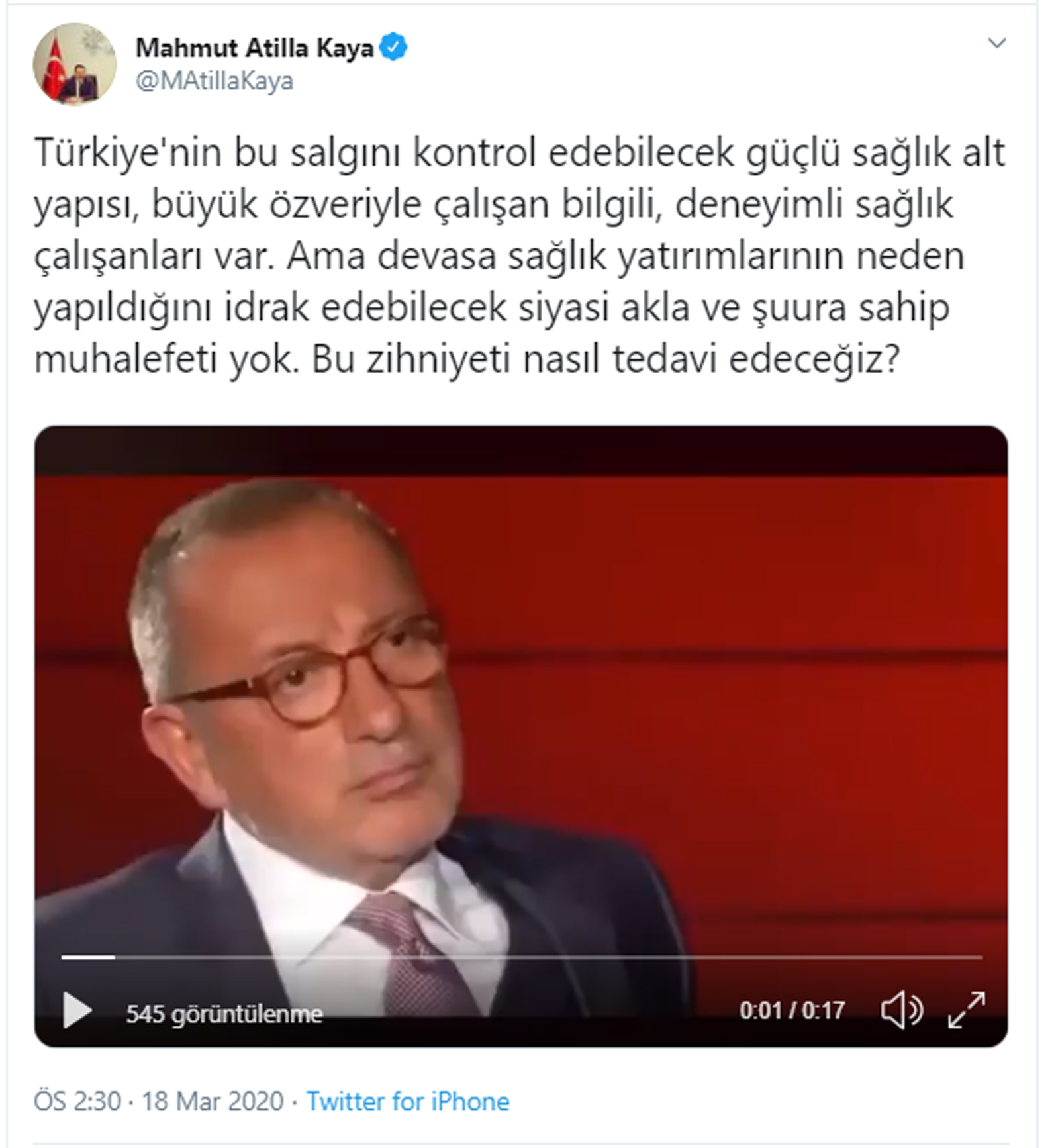 "BU ZİHNİYETİ NASIL TEDAVİ EDECEĞİZ?"