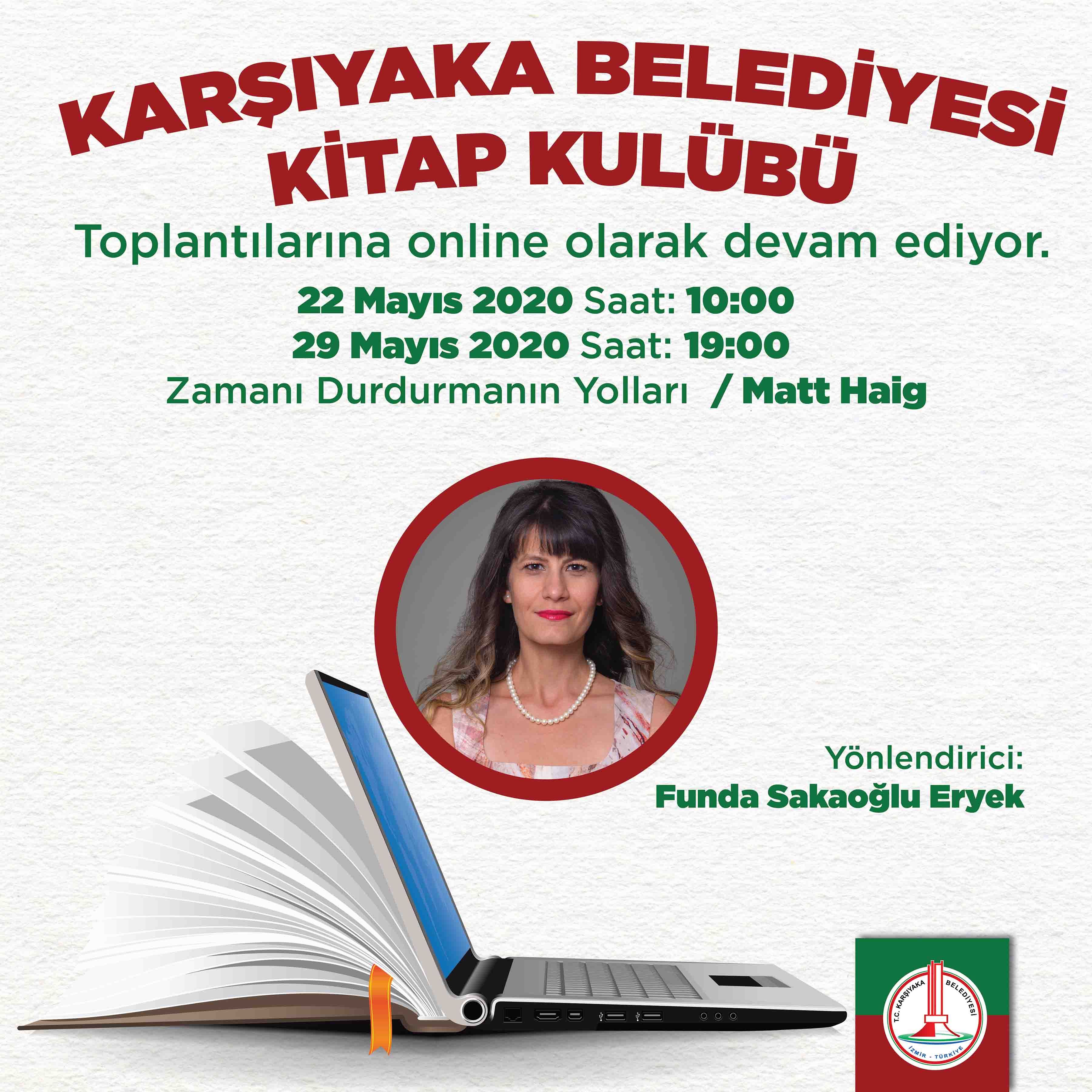 Karşıyaka’nın Kitap Kulübü’nden ‘online’ buluşma