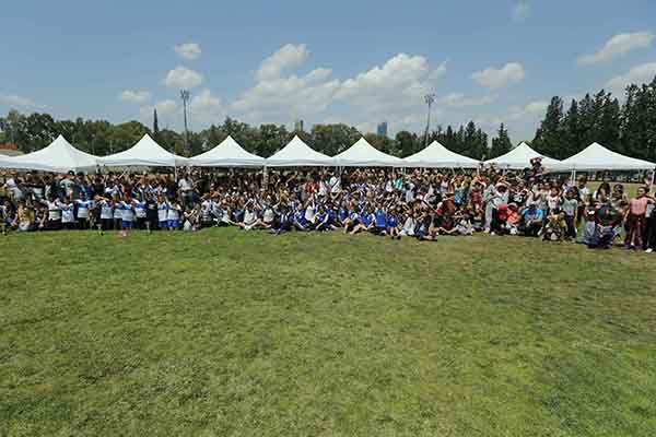 Genç sporcular Ata’ları için ter döktü