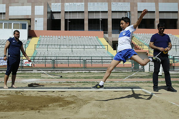 Genç sporcular Ata’ları için ter döktü