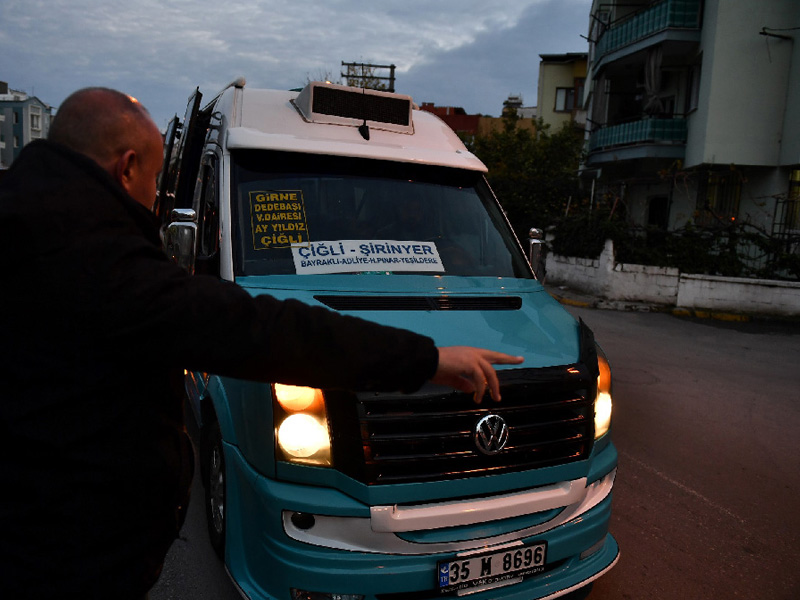 Grev bitti, minibüs gitti!