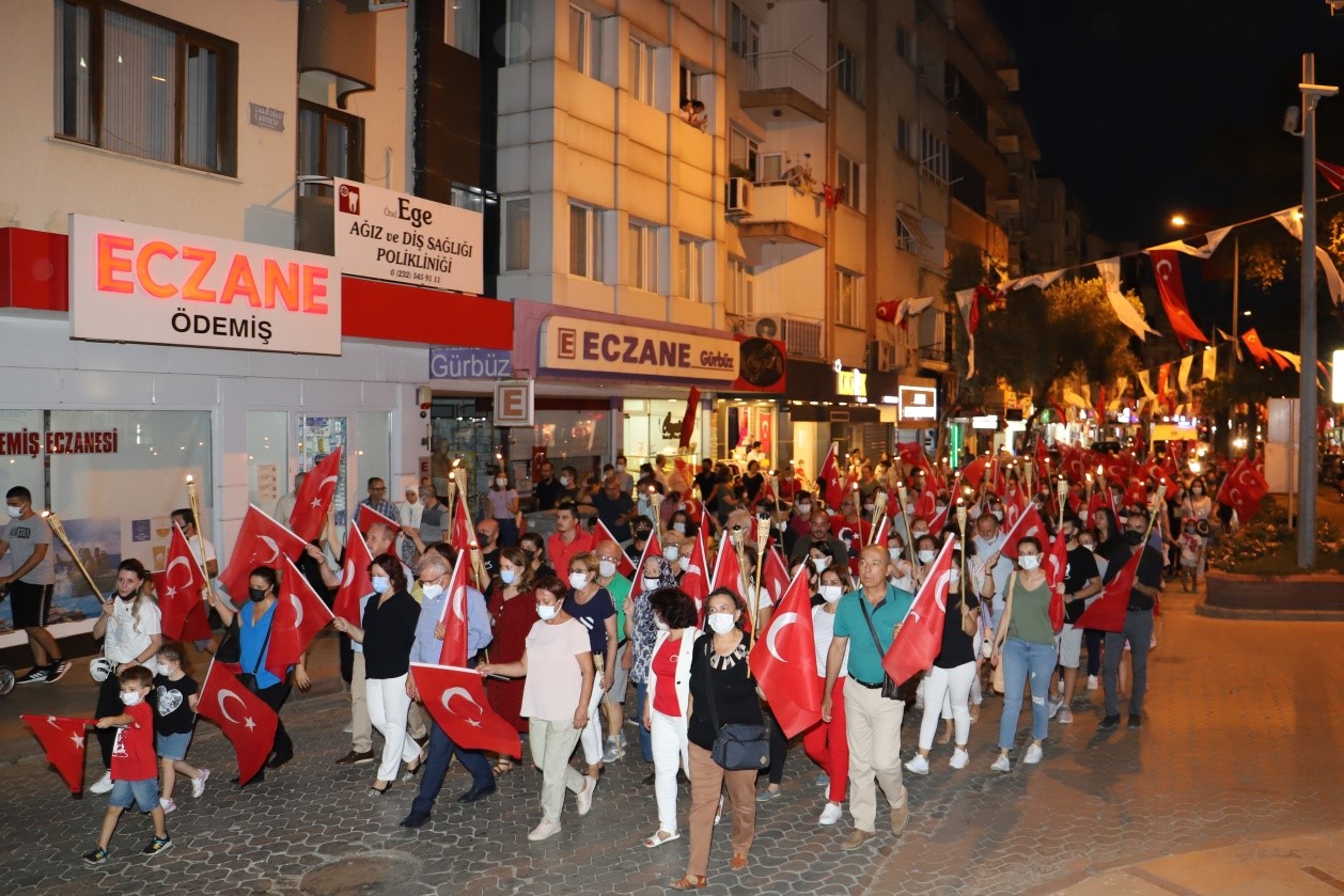 Ödemiş’te Zafer Bayramı coşkusu zirvede yaşandı