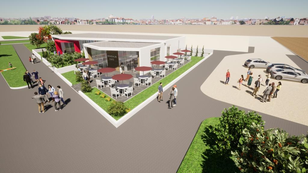 Narlıdere'de, 4’üncü anakolu ve Mandalin Kafe için hazırlıklar sürüyor