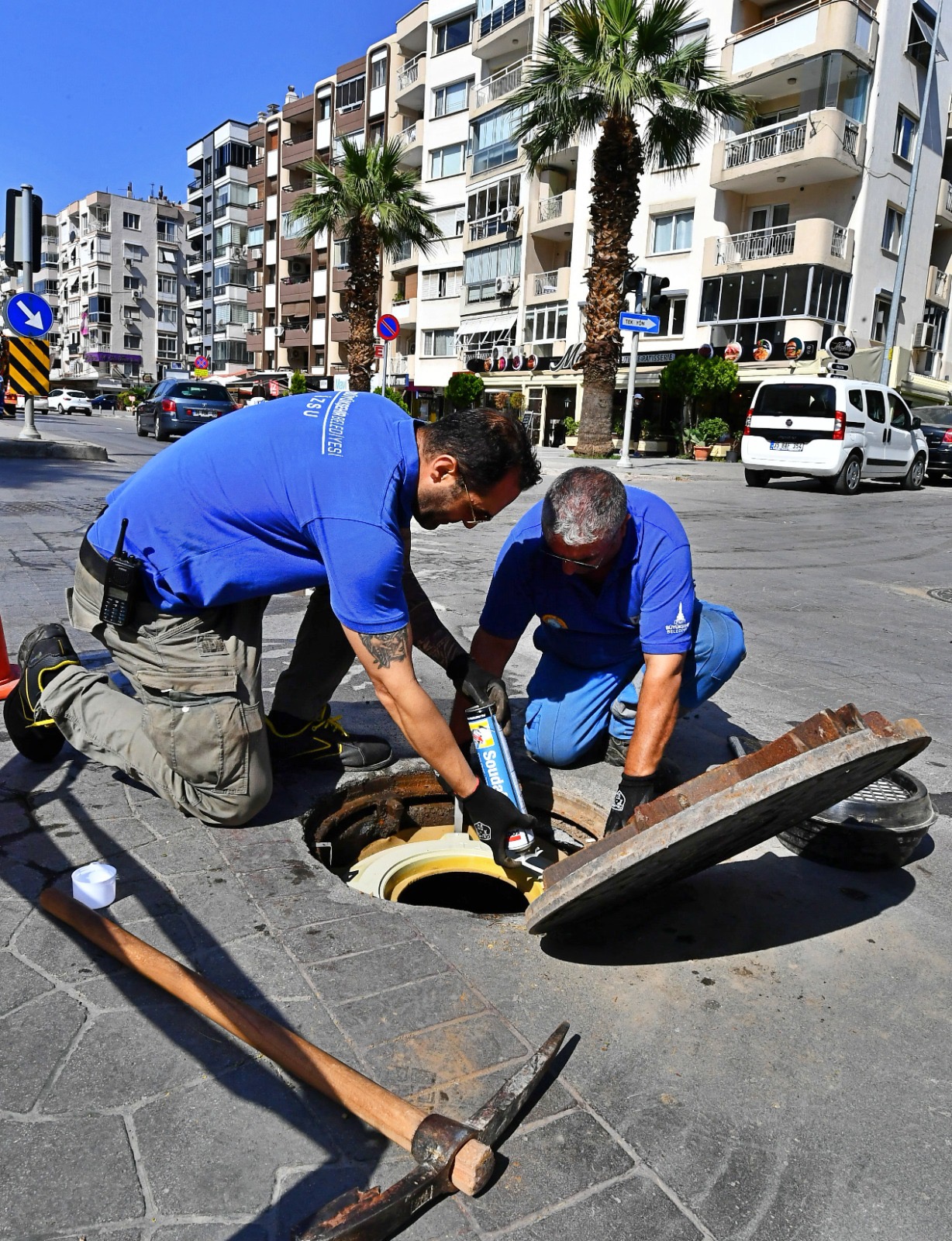 İZSU Genel Müdürlüğü’nden rögarlara koku giderim filtresi