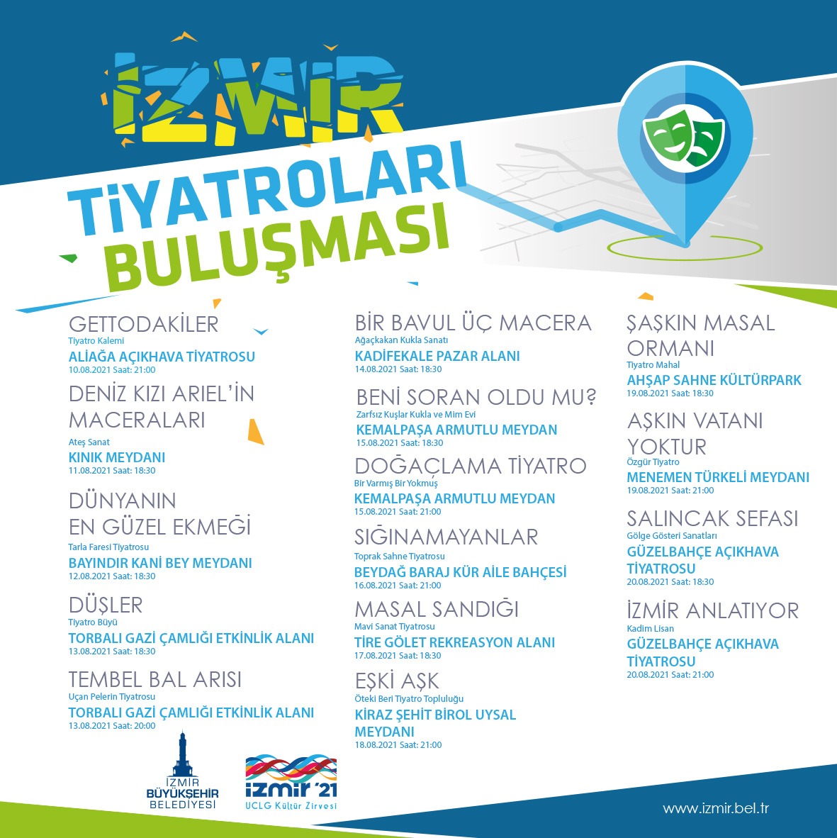 İzmir Tiyatrolar Buluşması kentte tiyatro rüzgârı estirecek